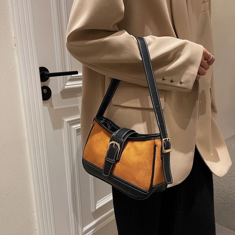 Perez Dames Kleine Leren Handtas - Bruin
