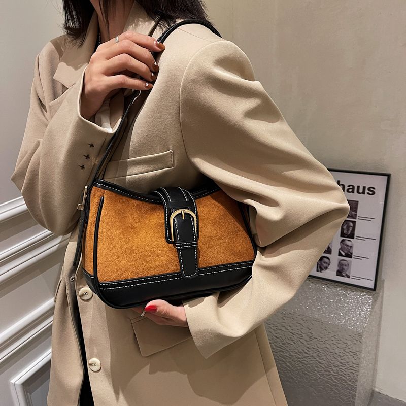 Perez Dames Kleine Leren Handtas - Bruin