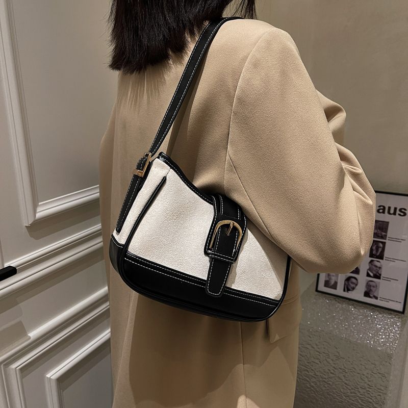 Perez Dames Kleine Leren Handtas - Bruin