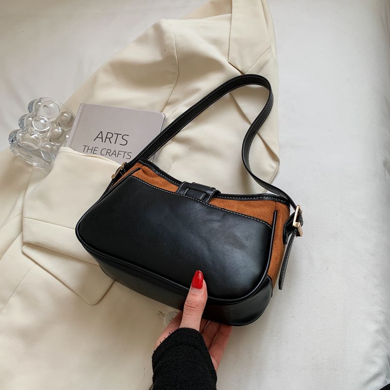 Perez Dames Kleine Leren Handtas - Bruin