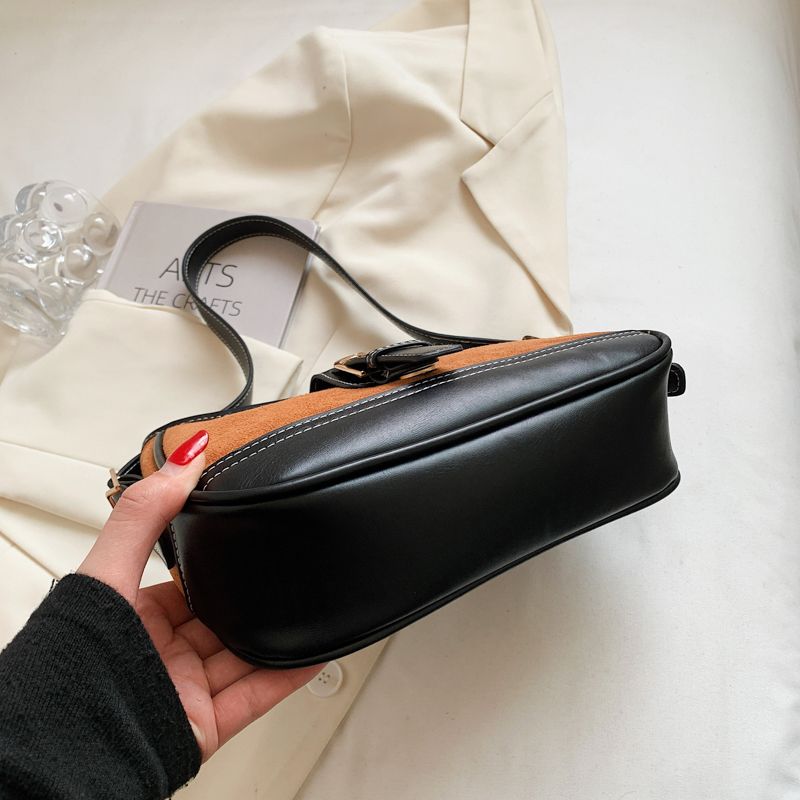 Perez Dames Kleine Leren Handtas - Bruin