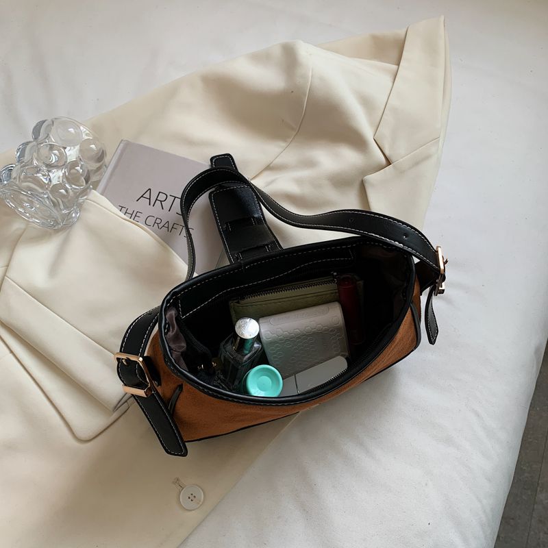 Perez Dames Kleine Leren Handtas - Bruin