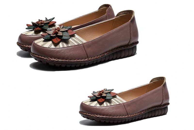 Perla Dames Loafer Schoenen - Wit