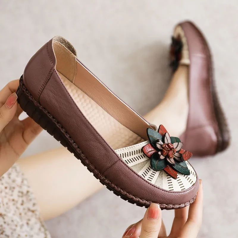 Perla Dames Loafer Schoenen - Wit