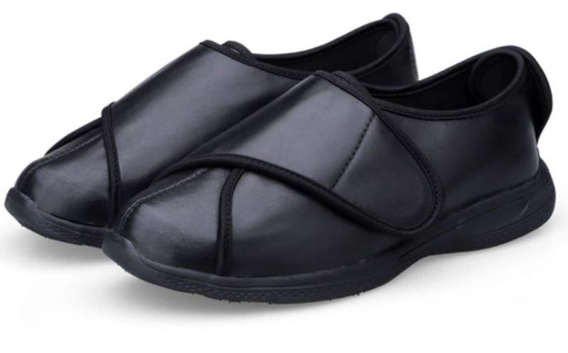 Perli Heren Brede Loafer Schoenen - Zwart
