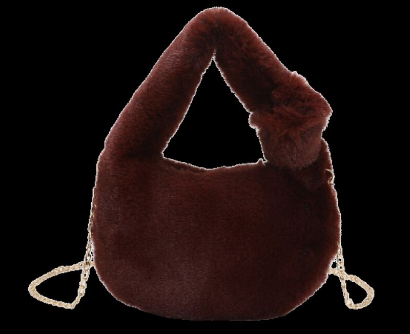 Perlita Dames Kunstleren Cross Schouder Handtas - Bruin