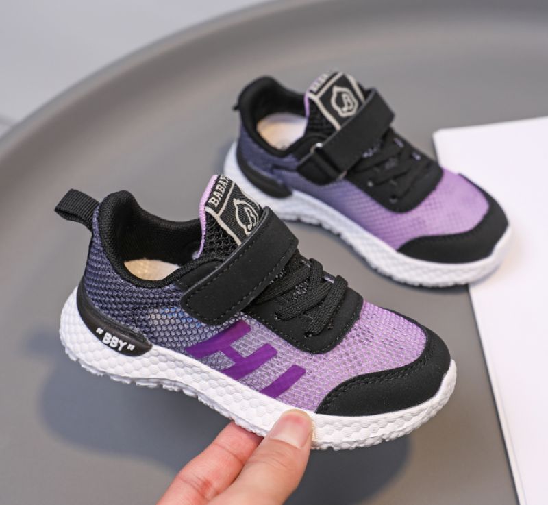 Pernia Unisex Kinder Hardloopschoenen - Zwart