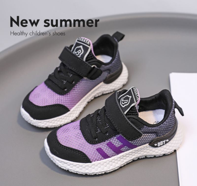 Pernia Unisex Kinder Hardloopschoenen - Zwart