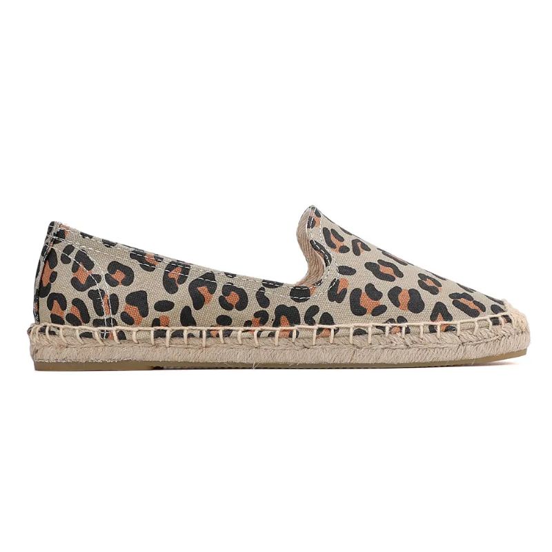 Petra Dames Slip On Espadrilles - Bruin
