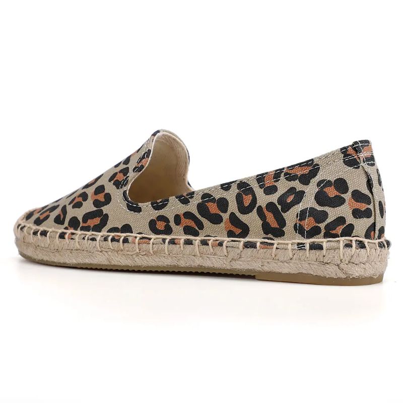 Petra Dames Slip On Espadrilles - Bruin