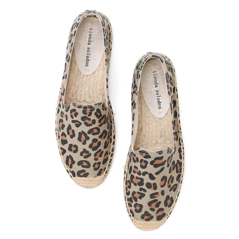 Petra Dames Slip On Espadrilles - Bruin