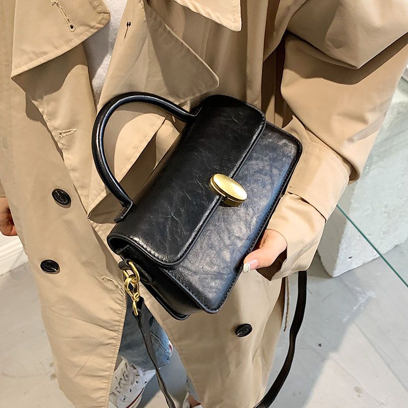 Petty Dames Kleine Leren Handtas - Beige