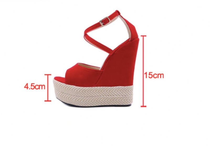 Philana Wedges - Rood