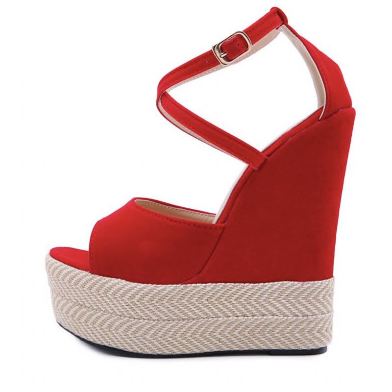 Philana Wedges - Rood