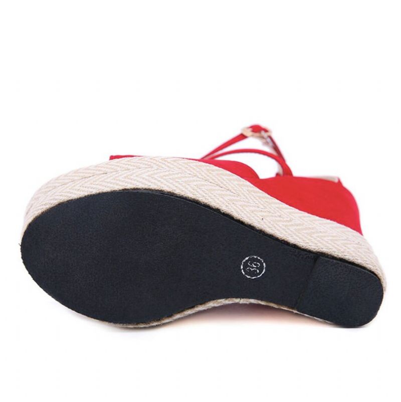 Philana Wedges - Rood