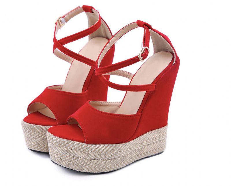 Philana Wedges - Rood