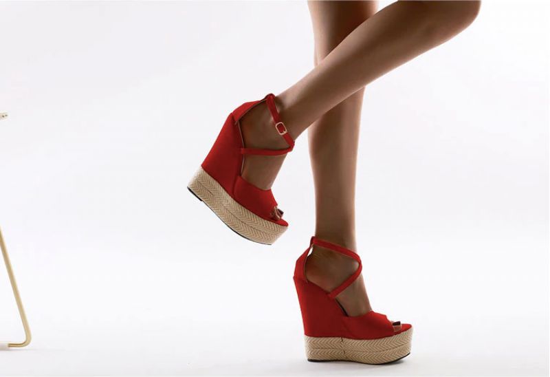 Philana Wedges - Rood