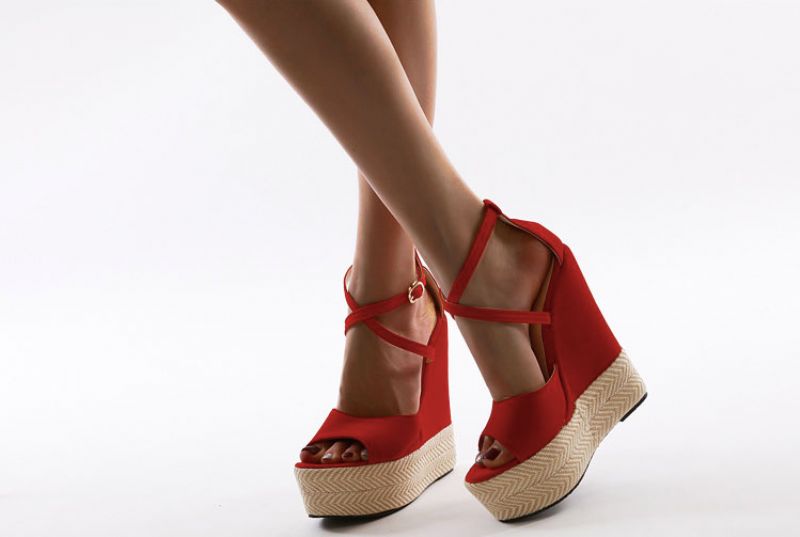 Philana Wedges - Rood