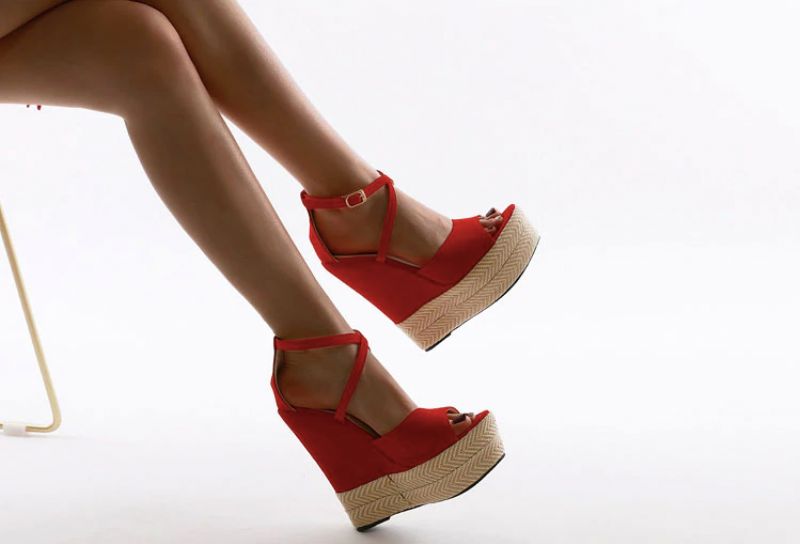 Philana Wedges - Rood
