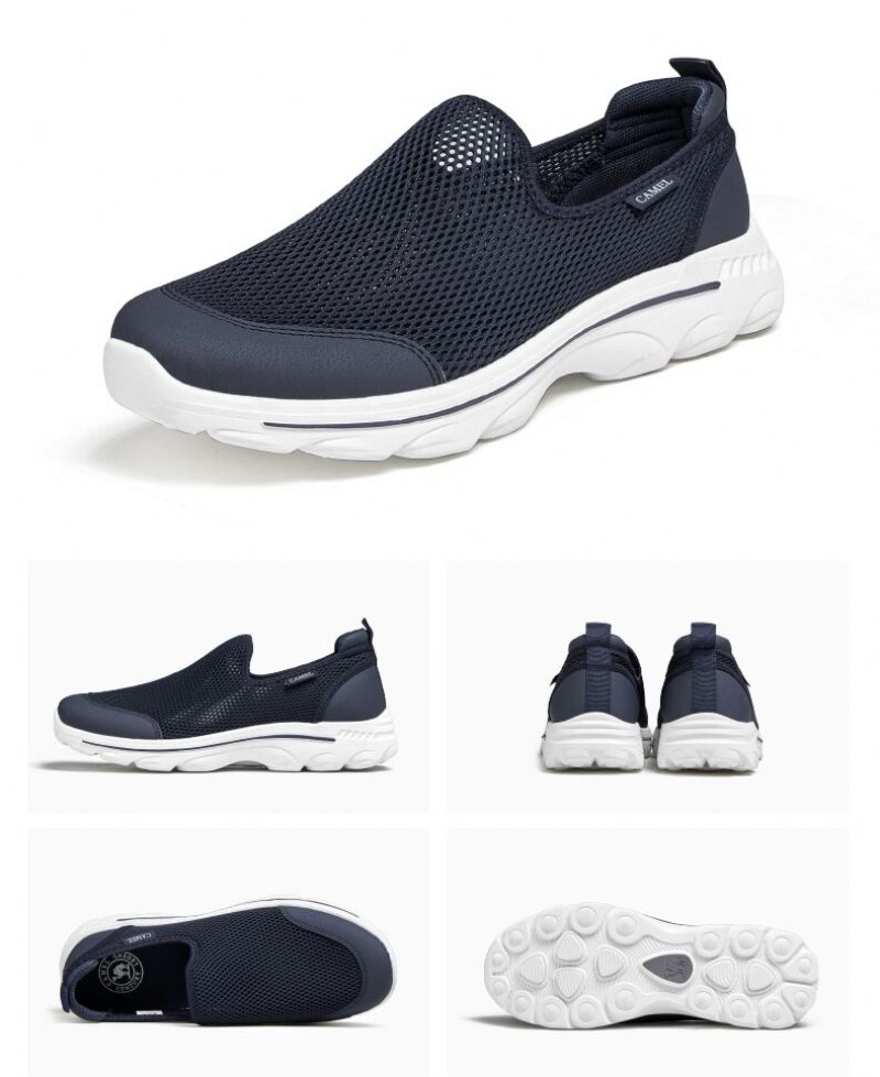 Phineas Heren Ademende Mesh Schoenen - Zwart
