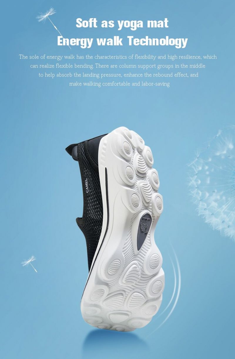 Phineas Heren Ademende Mesh Schoenen - Zwart