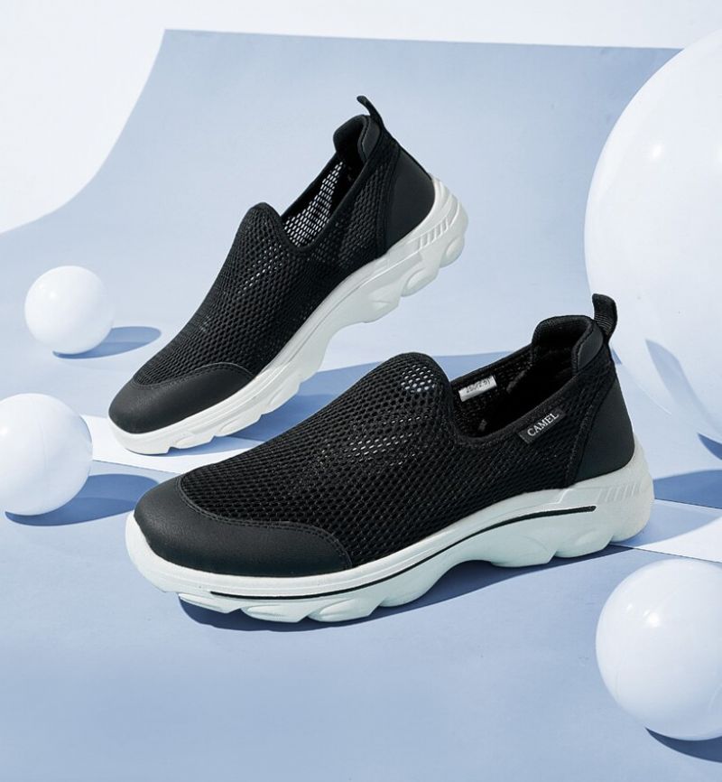 Phineas Heren Ademende Mesh Schoenen - Zwart