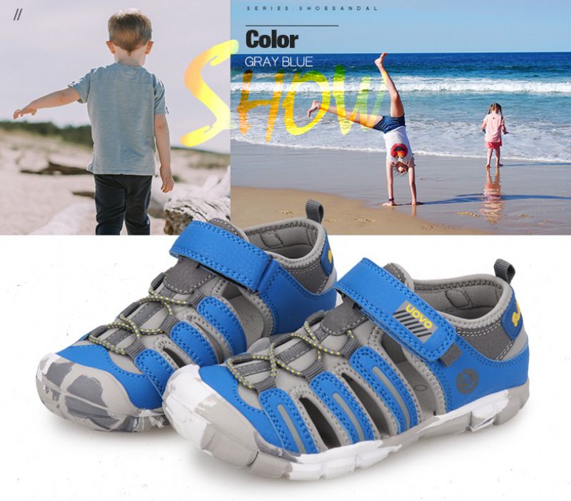 Phineas Jongens Outdoor Sandalen - Grijs