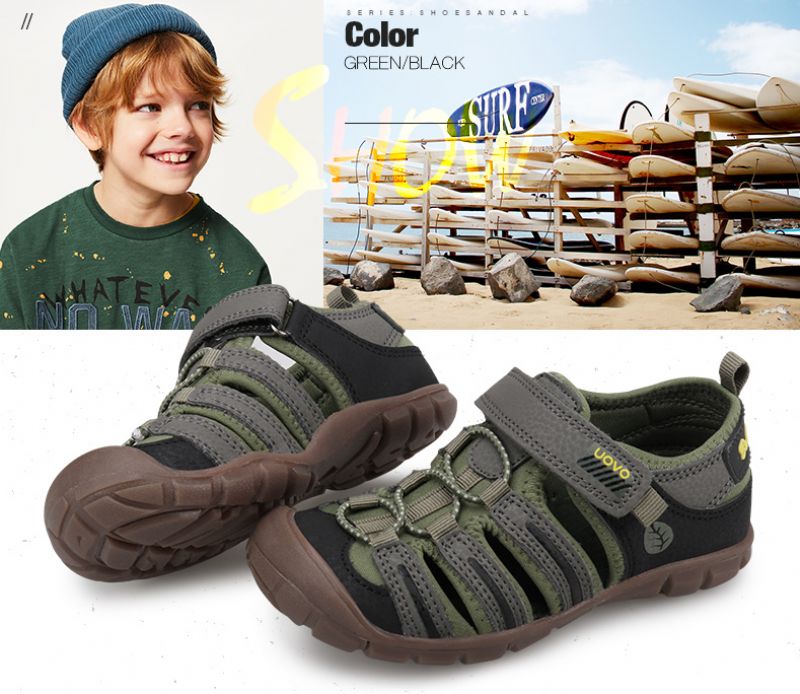 Phineas Jongens Outdoor Sandalen - Grijs