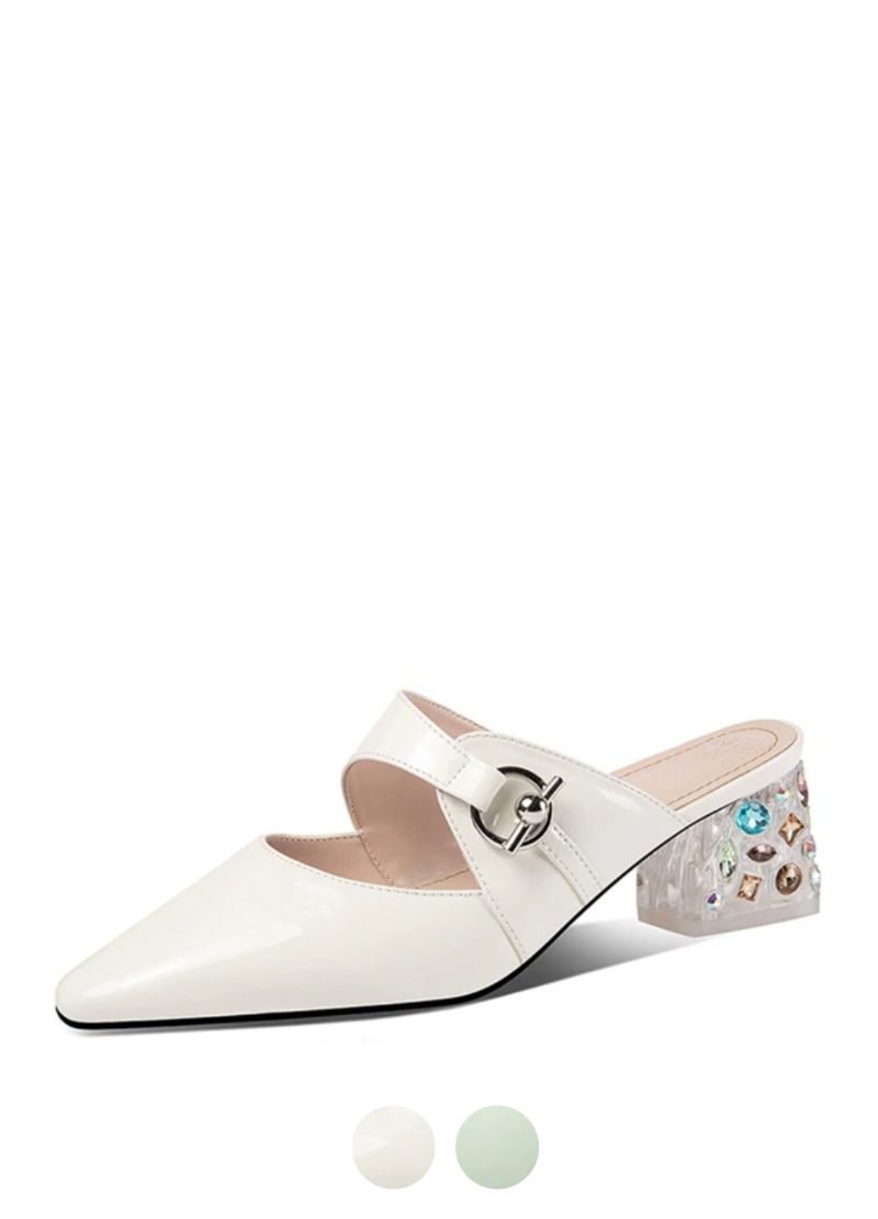 Piani Dames Elegante Echte Leren Muiltjes Schoenen