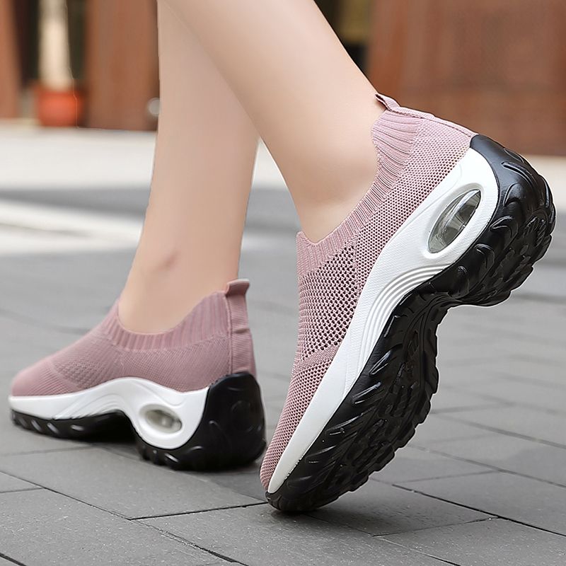 Pier Dames Ademende Wandelschoenen - Roze