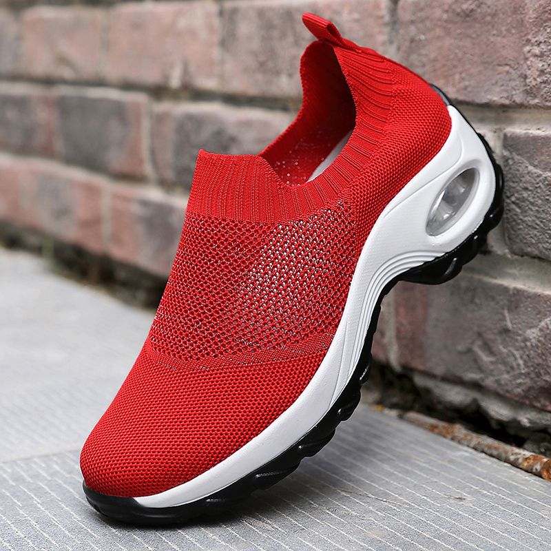 Pier Dames Ademende Wandelschoenen Zwart - Roze