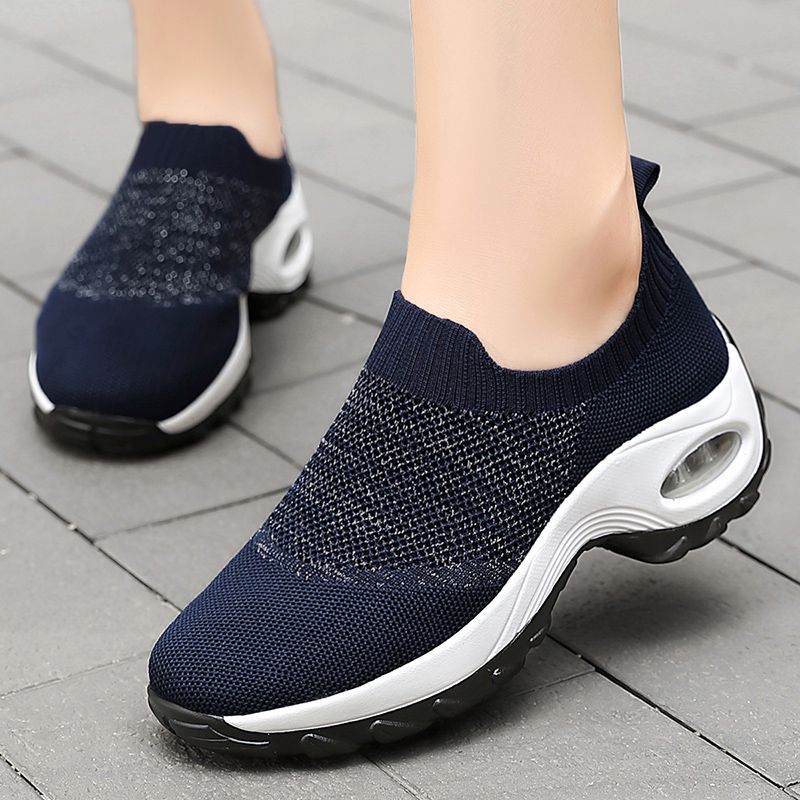 Pier Dames Ademende Wandelschoenen Zwart - Roze
