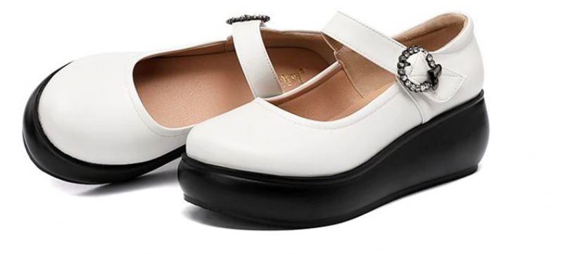 Piery Dames Casual Platform Schoenen - Rood