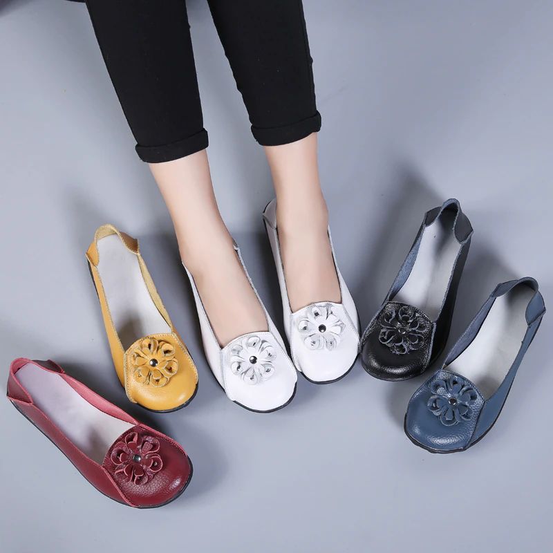 Piery Dames Casual Platte Zwarte Schoenen - Zwart