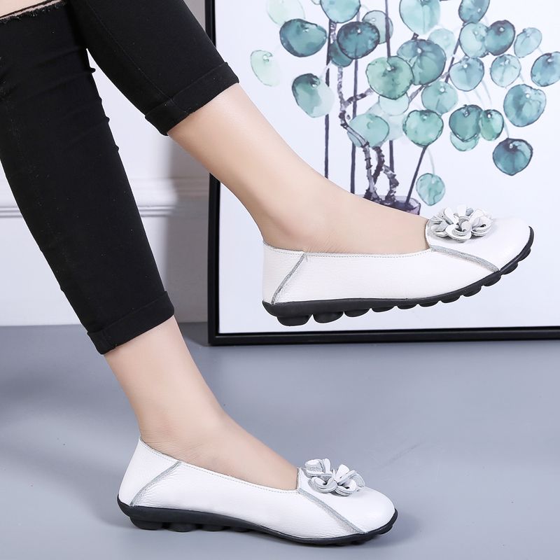 Piery Dames Casual Platte Zwarte Schoenen - Zwart