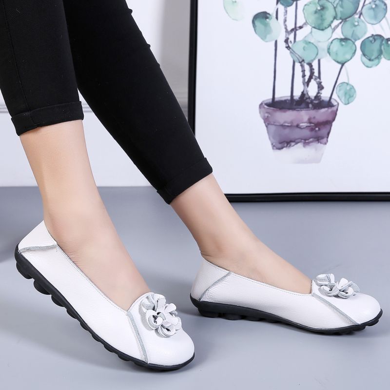 Piery Dames Casual Platte Zwarte Schoenen - Zwart