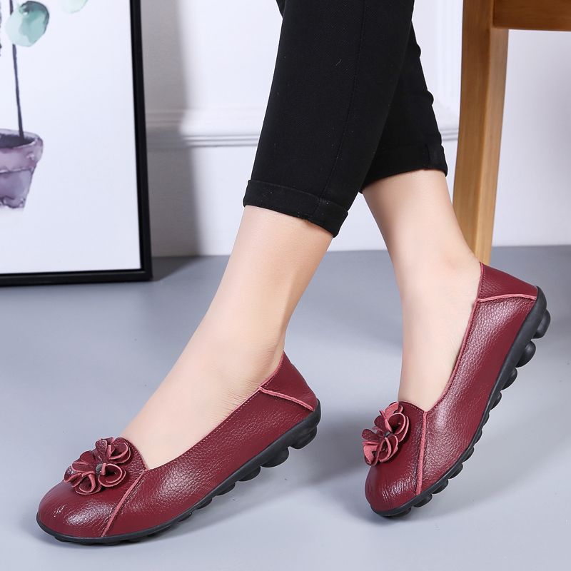 Piery Dames Casual Platte Zwarte Schoenen - Zwart