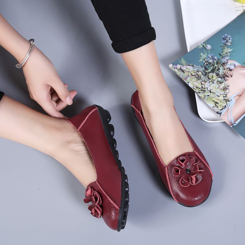 Piery Dames Casual Platte Zwarte Schoenen - Zwart