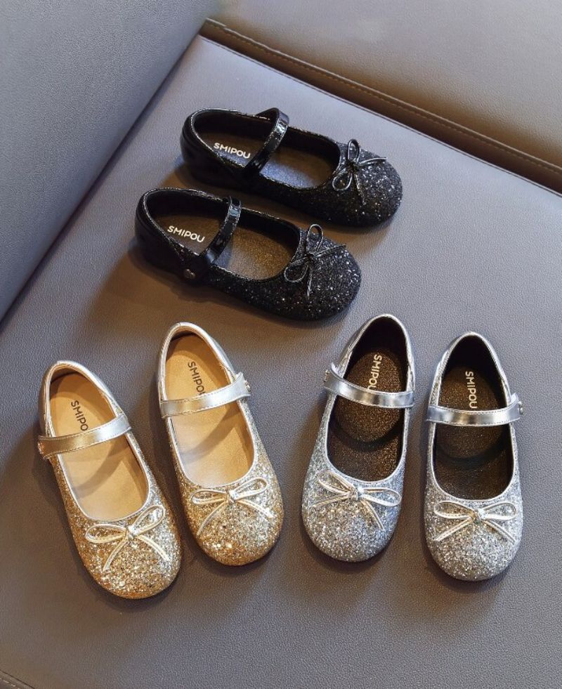 Piew Platte Schoenen Voor Meisjes - Goud
