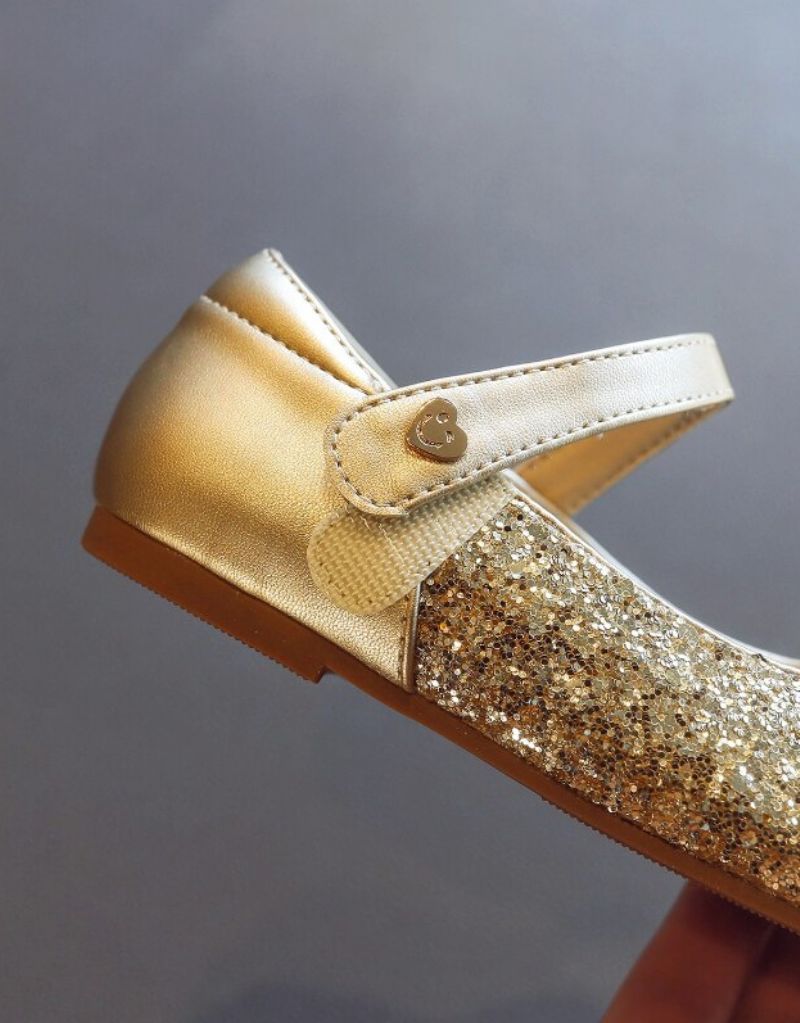 Piew Platte Schoenen Voor Meisjes - Goud