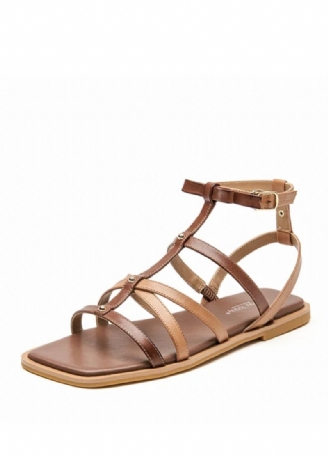 Pilar Dames Leren Zomer Sandaal