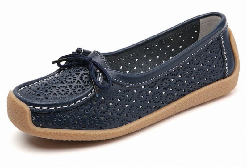 Pilar Dames Loafer Platte Schoenen - Grijs