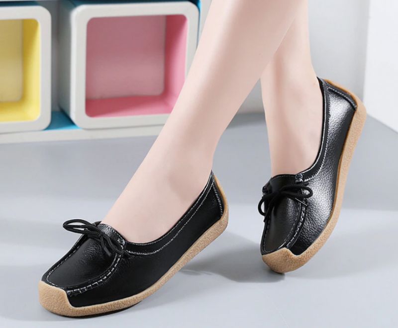 Pilar Dames Loafer Platte Schoenen - Grijs