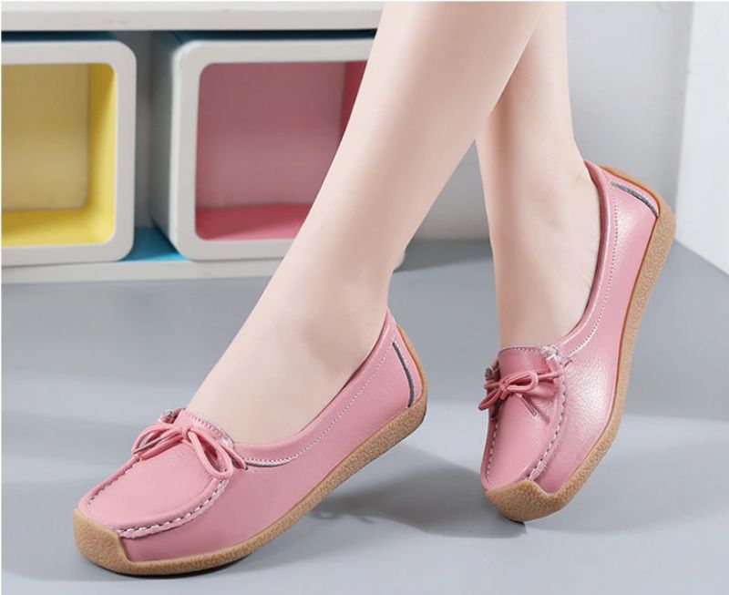 Pilar Dames Loafer Platte Schoenen - Grijs