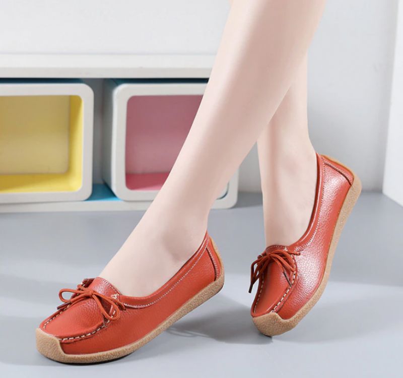 Pilar Dames Loafer Platte Schoenen - Grijs