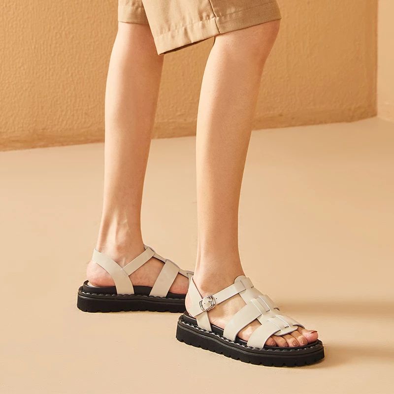 Pilar Dames Sandaal - Beige