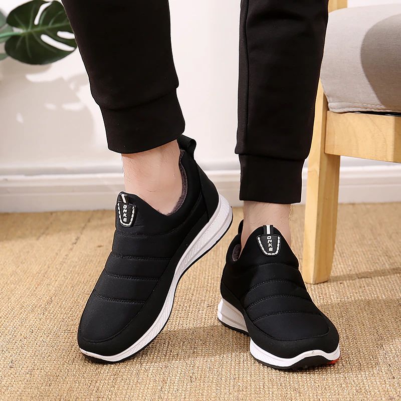 Pilory Dames Warme Waterdichte Zwarte Sneaker - Zwart 1