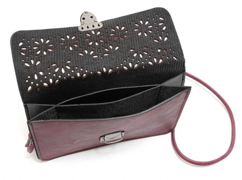 Pimentel Dames Mode Klinknagels Kleine Handtas - Bordeauxrood