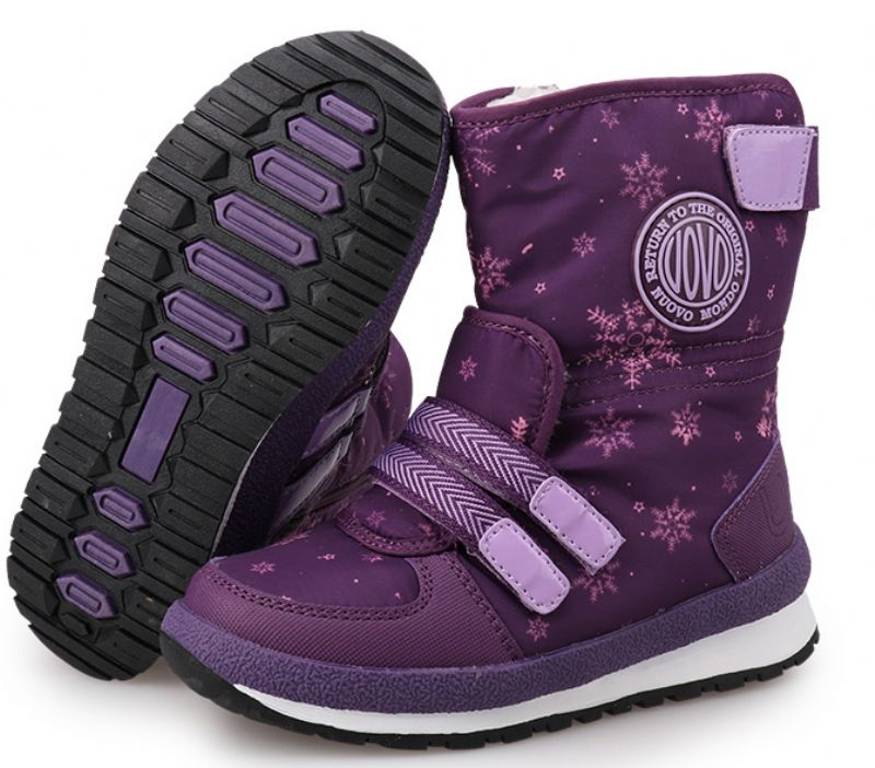 Pineda Unisex Winterlaarzen Voor Kinderen - Paars Bont