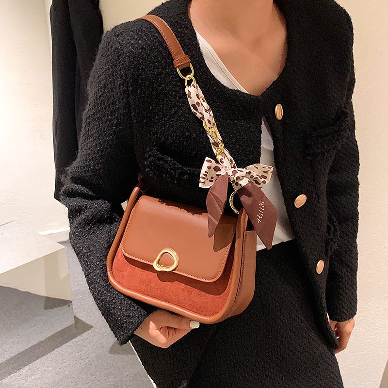 Pinino Dames Kleine Leren Crossbody Handtas - Bruin